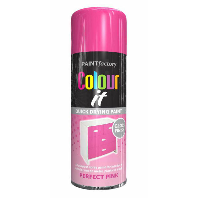 Colour It Pink Gloss Spray Paint 250ml