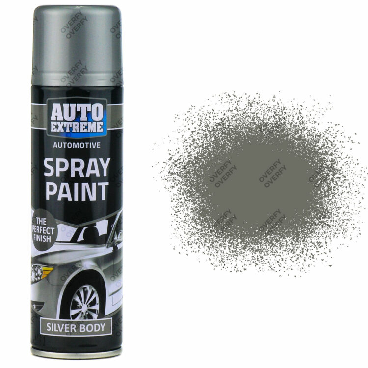 Silver Body Spray Paint 250ml Auto Extreme