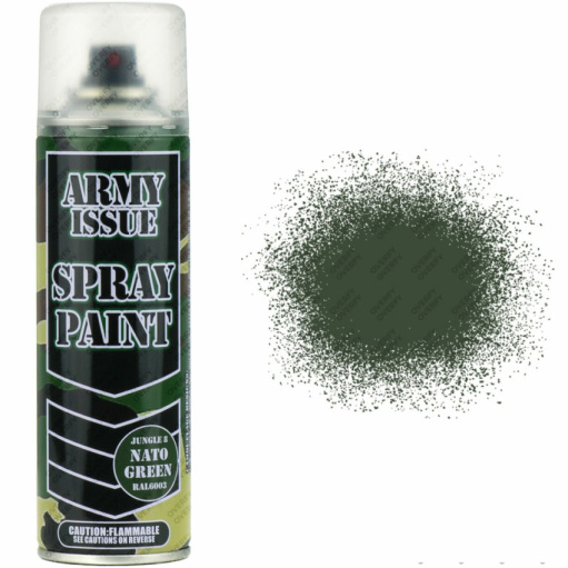 Nato Green Matt Spray Paint Army Camouflage Combat Theme 250ml