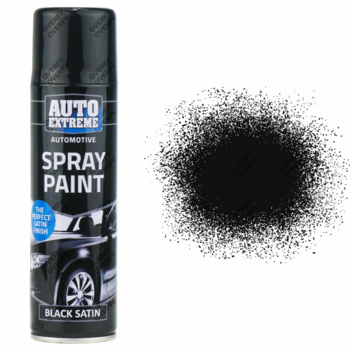 Black Satin Spray Paint 250ml