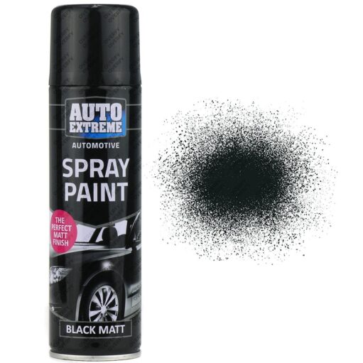 Black Matt Spray Paint 250ml