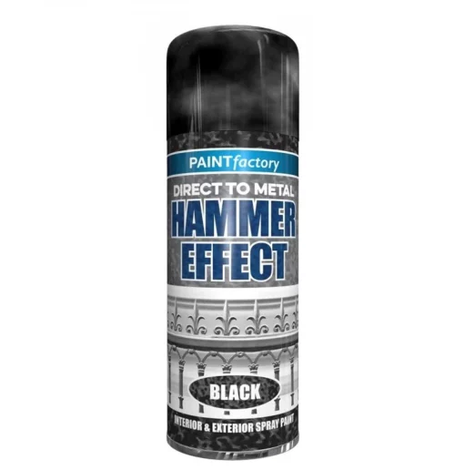 Paint Factory Black Hammered Spray Paint 400ml