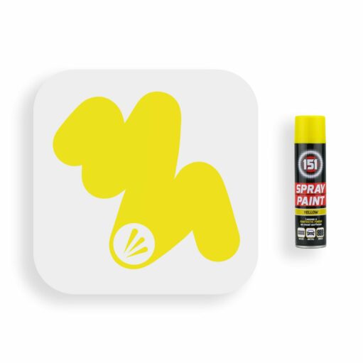 250ml-151-Yellow-Gloss-Spray-Paint-Swatch