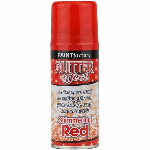 Red Glitter Spray Paint 200ml