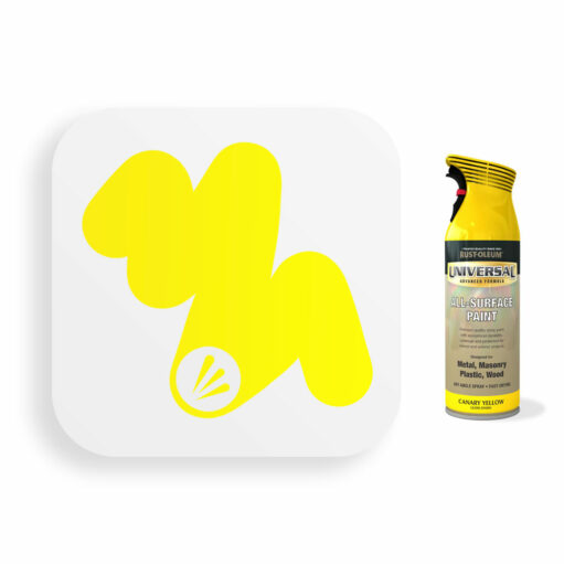 Rust-Oleum Canary Yellow Gloss Universal Spray Paint 400ml