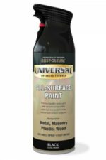 Rust-Oleum Black Gloss Universal Spray Paint 400ml