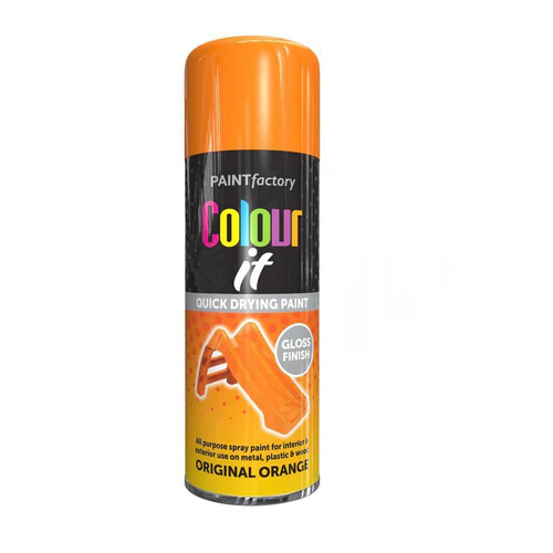 Colour It Orange Gloss Spray Paint 400ml