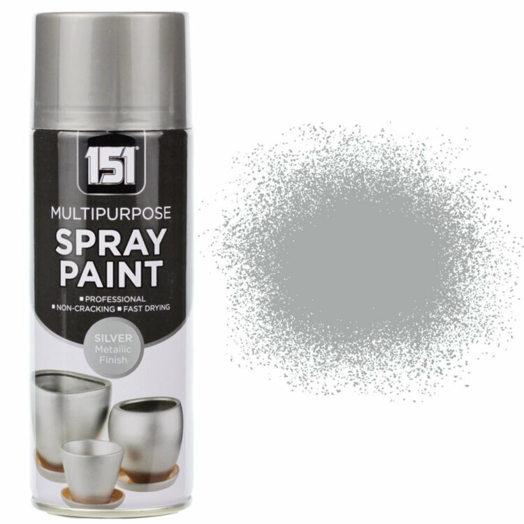 400ml 151 Silver Metallic Spray Paint
