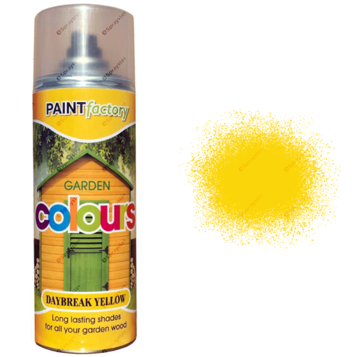 x1-Daybreak-Yellow-Garden-Aerosol-Spray-Paint-Lasting-Shades-For-Wood-400ml-391826802338