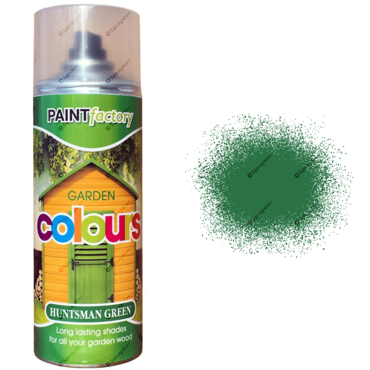 x1-Huntsman-Green-Garden-Aerosol-Spray-Paint-Lasting-Shades-For-Wood-400ml-391826802334