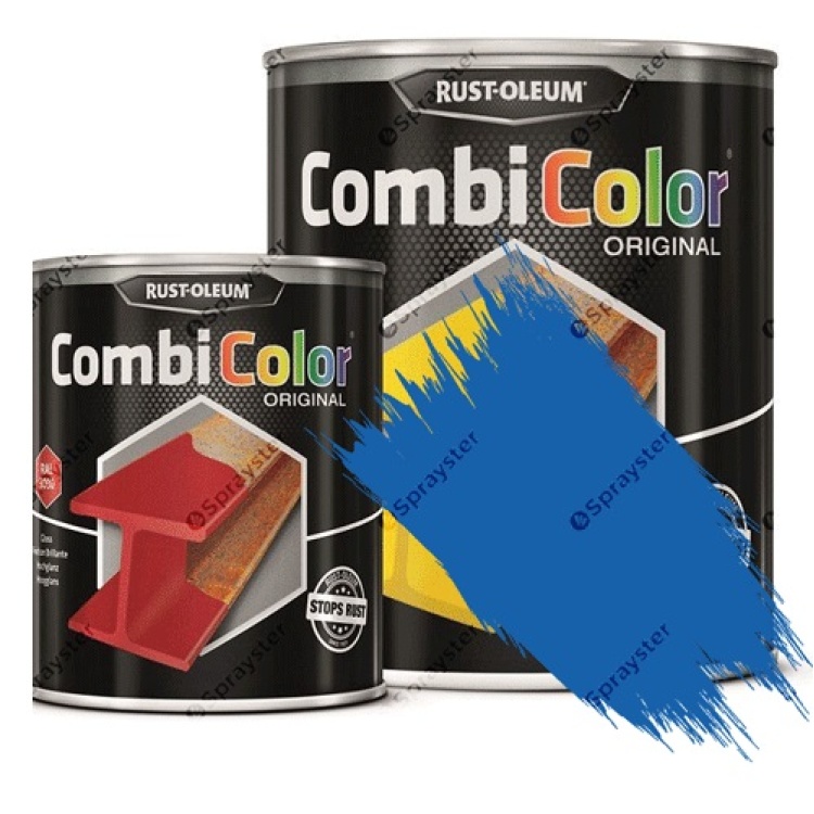 Direct-To-Metal-Paint-Rust-Oleum-CombiColor-Original-Satin-Sprayster-Sky-Blue
