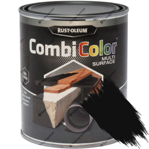 Rust-Oleum-CombiColor-Multi-Surface-Paint-Black-Satin-25L-RAL-9005-372035176214-sprayster-b