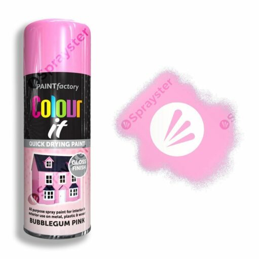 Paint-Factory-Multi-Purpose-Colour-It-Spray-Paint-Bubblegum-Pink-Gloss-Sprayster-Watermark