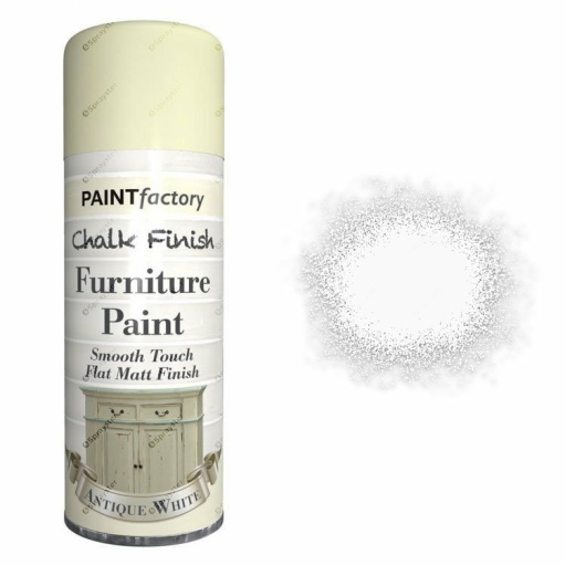 x1-Paint-Factory-Multi-Purpose-Chalk-Spray-Paint-400ml-Antique-White-Matt