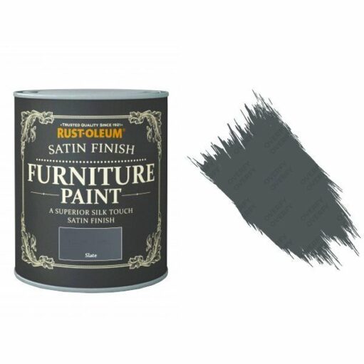 Rust-Oleum Slate Furniture Paint 125ml Shabby Chic Toy Safe Satin