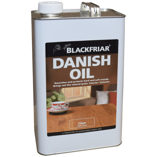 Blackfriar Clear Danish Oil Wood Protection Satin 5L