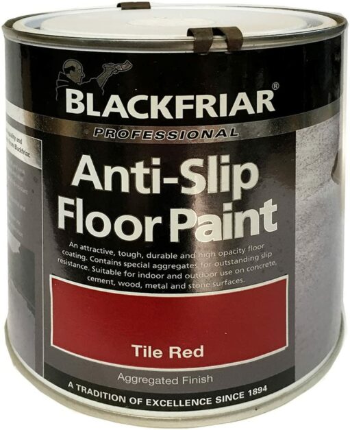 Blackfriar anti-slip floor paint tile red