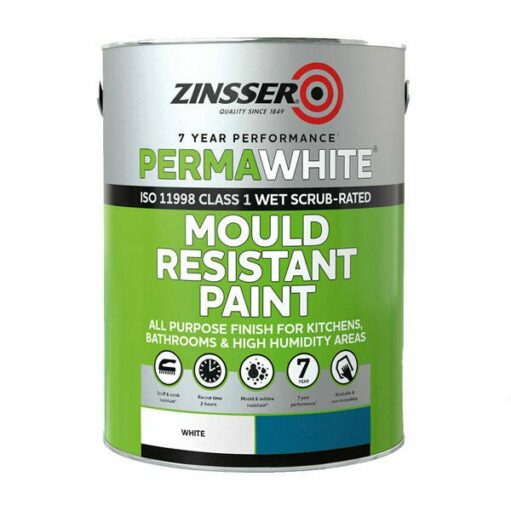 Zinsser Perma-White Interior Satin Paint 10L