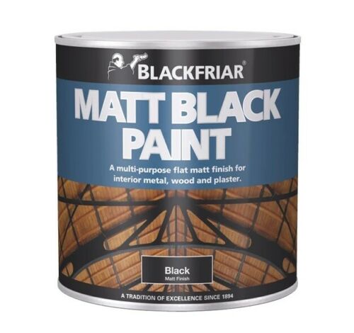 Blackfriar Matt Black Multi-Purpose Brush Paint