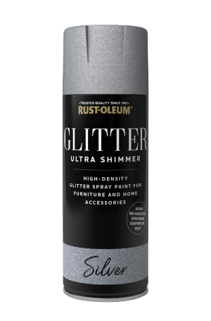 Rustoleum 400ml Super Sparkly Glitter Spray Paint - Clear Sealer, PTOU235