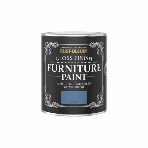 Rust-Oleum Gloss Furniture Paint Blue Silk 750ml