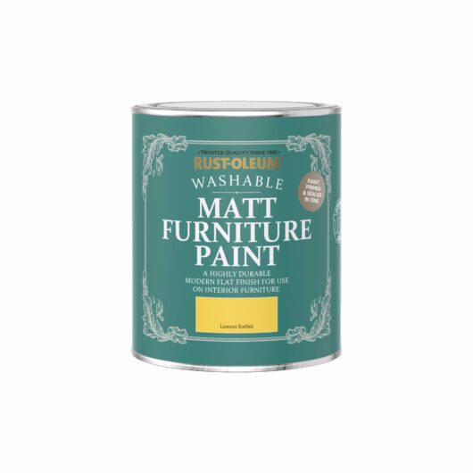 Rust-Oleum Matt Furniture Paint Lemon Sorbet 750ml