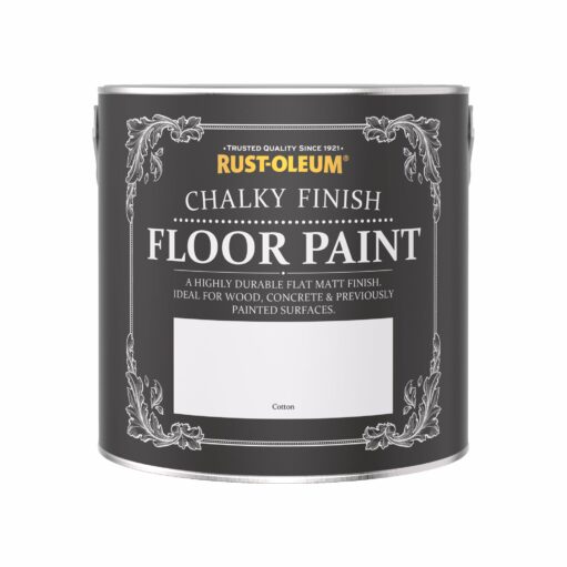 Rust-Oleum Chalky Floor Paint Cotton Matt 2.5L