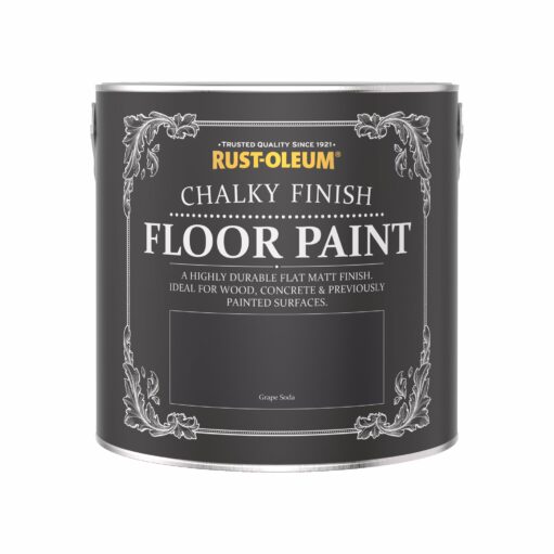 Rust-Oleum Chalky Floor Paint Grape Soda Matt 2.5L