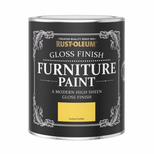 Rust-Oleum Lemon Sorbet Gloss Furniture Paint 750ml