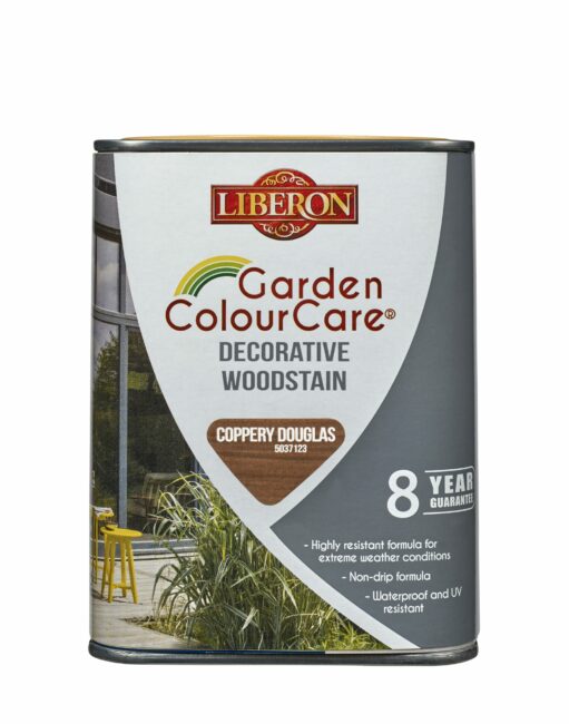 Liberon Garden ColourCare Decorative Woodstain Coppery Douglas 1L