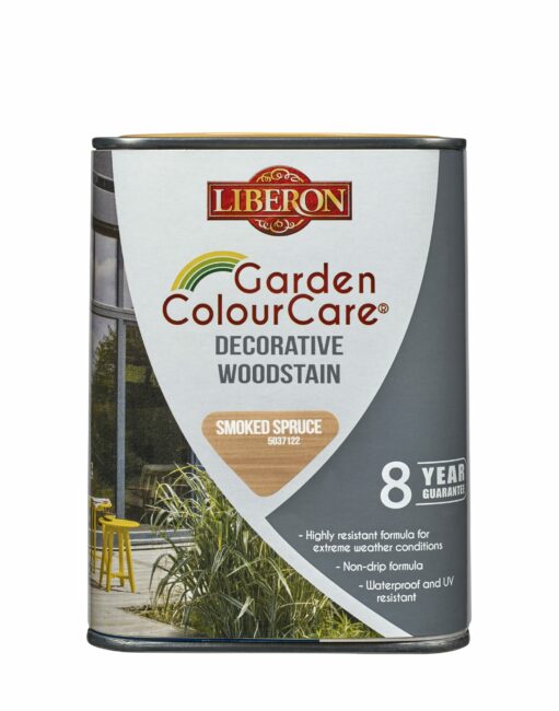 Liberon Garden ColourCare Decorative Woodstain Smoked Spruce 1L
