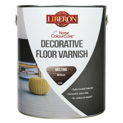 Liberon Home ColourCare Decorative Floor Varnish Melting Metallic 2.5L