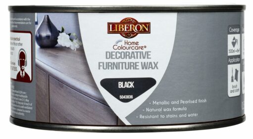Liberon Home ColourCare Decorative Furniture Wax Black 500ml