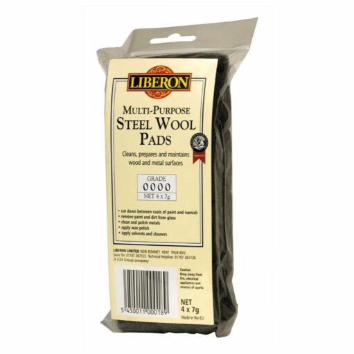 Liberon Steel Wool 0000 Ultrafine 4 x 7g