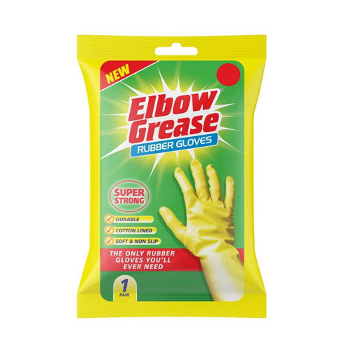 Elbow Grease Super Strong Rubber Glove Medium 1 Pack