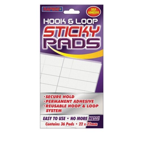 Rapide Sticky Pads - Hook & Loop