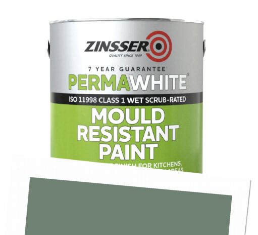 Dented Tin - 5 Litre Perma-White Interior Matt Mould Resistant WB Tintable Paint CS2 S 5010-G10Y