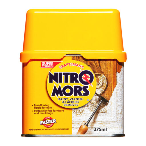 Nitromors Craftman's Paint, Varnish & Lacquer Remover Paint Stripper Liquid 375ml