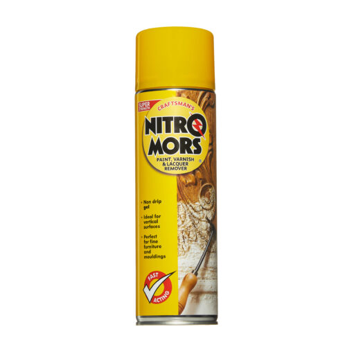 Nitromors Craftman's Paint, Varnish & Lacquer Remover Paint Stripper Liquid Spray 500ml
