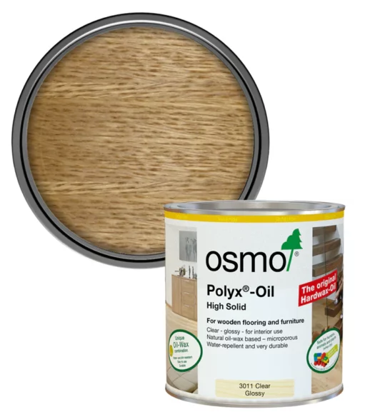 Osmo Polyx Hard Wax Oil Original Clear Gloss 2.5L
