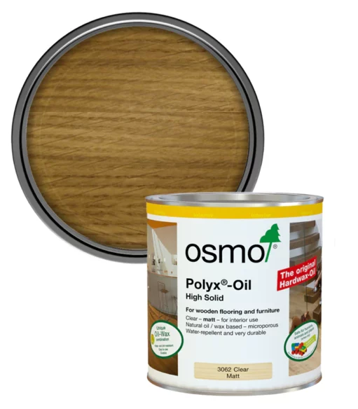 Osmo Polyx Hard Wax Oil Original Clear Matt 750ml