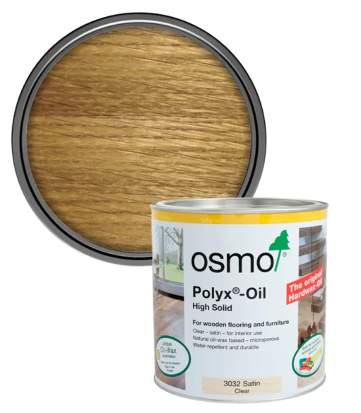 Osmo Polyx Hard Wax Oil Original Clear Satin 750ml