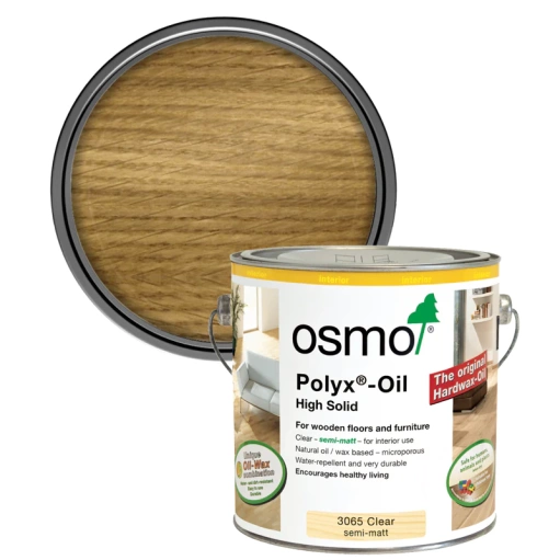 Osmo Polyx Hard Wax Oil Original Clear Semi-Matt 2.5L
