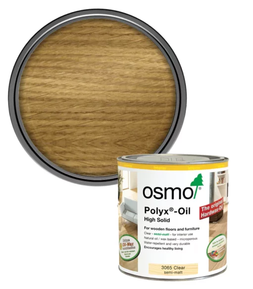 Osmo Polyx Hard Wax Oil Original Clear Semi-Matt 750ml