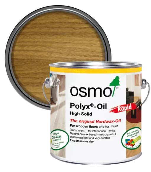 Osmo Polyx Hard Wax Oil Rapid Clear Matt 2.5L