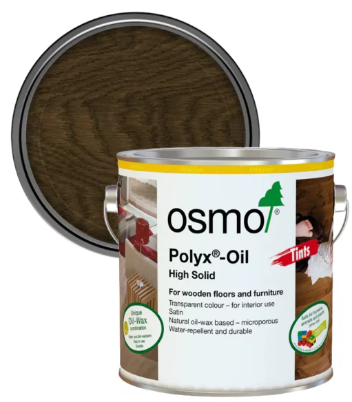 Osmo Polyx Hard Wax Oil Tints Black 2.5L