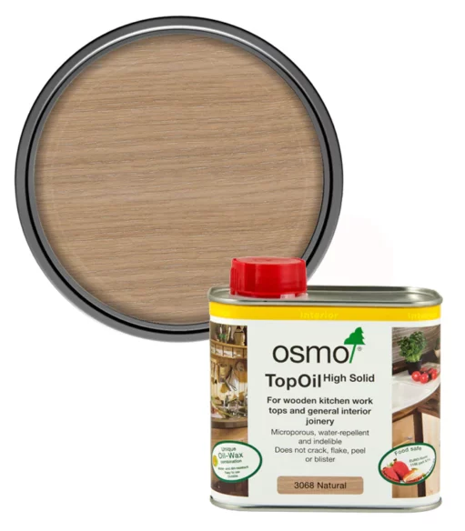 Osmo TopOil For Worktops & Tables Natural 500ml