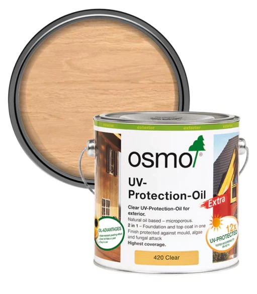 Osmo UV Protection Oil Tints Extra Clear Satin 2.5L