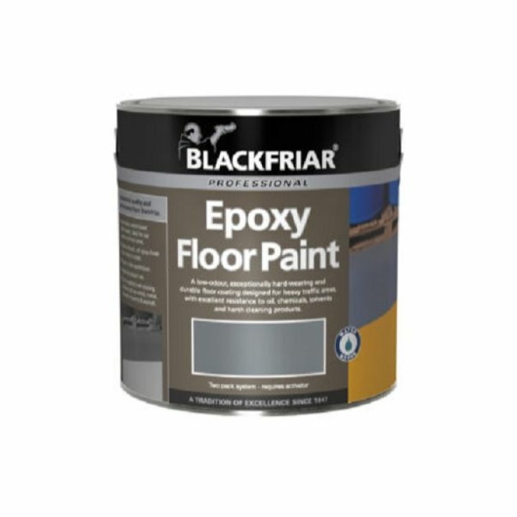 Blackfriar Epoxy Floor Paint WB Grey Gloss 5L (2 Part System)
