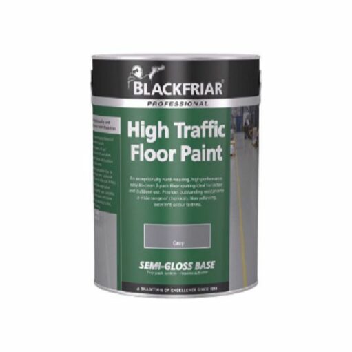 Blackfriar High Traffic Floor Paint Semi Gloss Grey 5L (2 Part System)